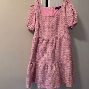 Simply Southern Blush Tweed Dress